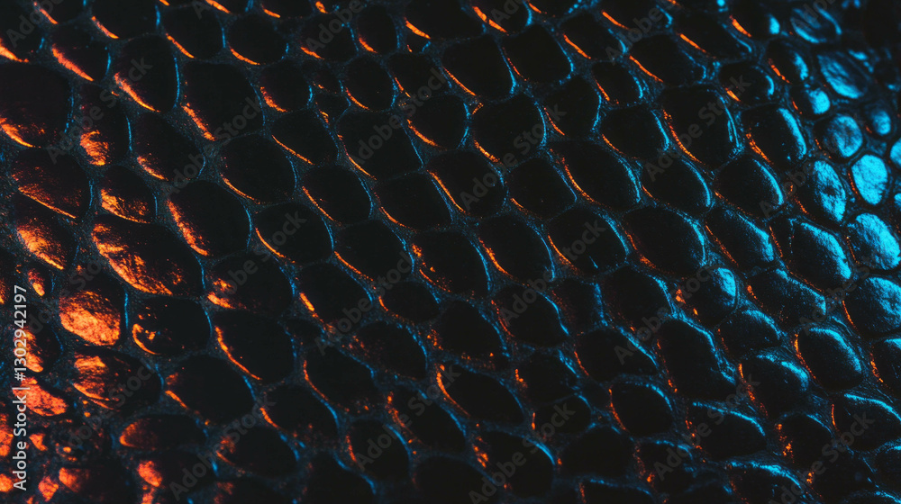 Aufkleber vibrant reptile skin texture for creative design projects and backgrounds