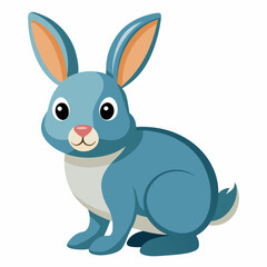 Rabbit white background 