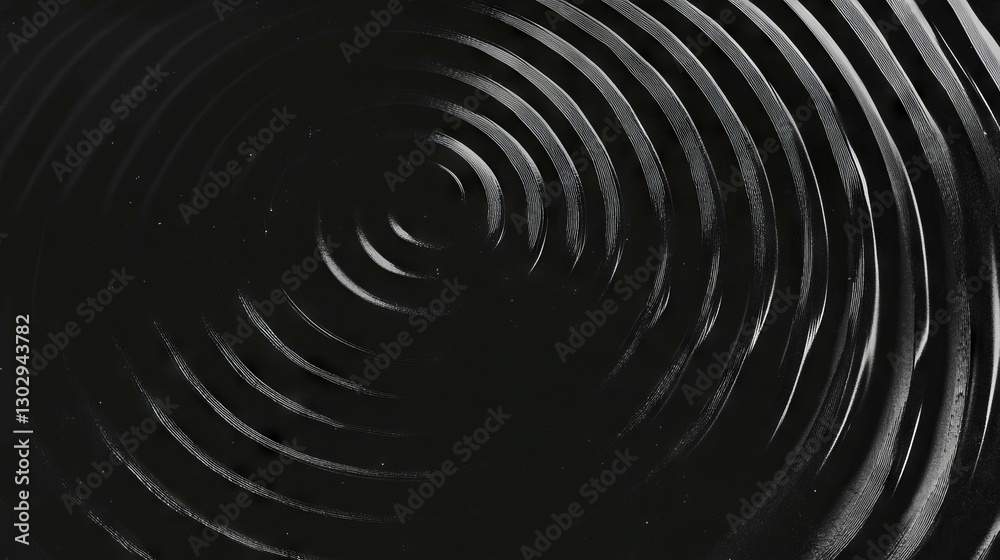 Poster Intricate overlay texture of concentric tree rings for abstract design and background