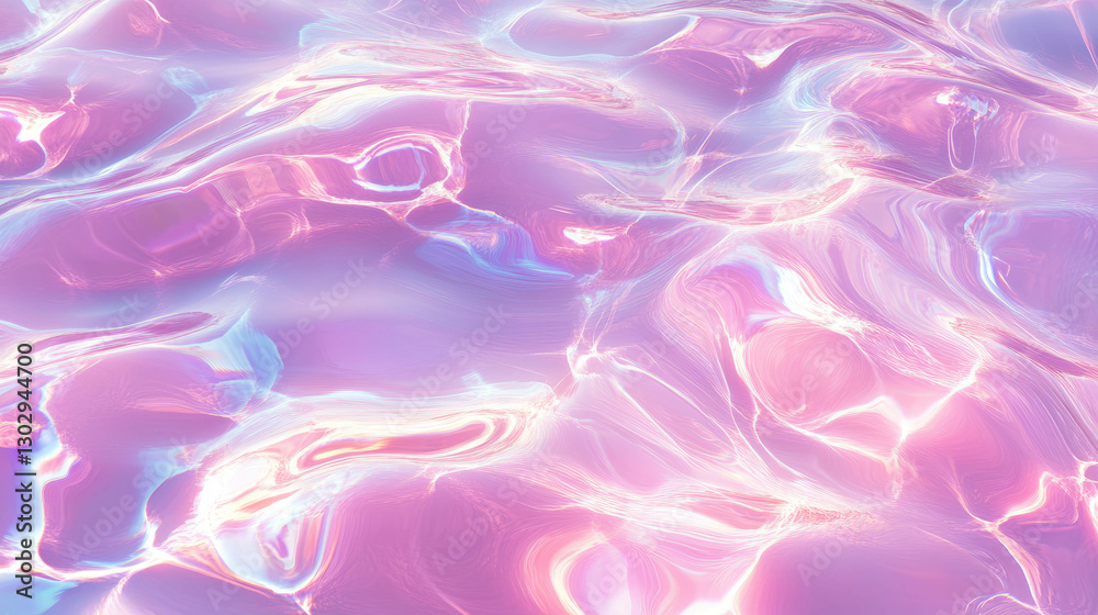 Poster abstract pink water texture in seamless pattern for background design