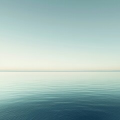 Obraz premium A tranquil, minimalist canvas with soft, muted pastel colors blending gently from light blue to pale pink, creating a serene and calming backdrop. 