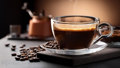 glass of coffee