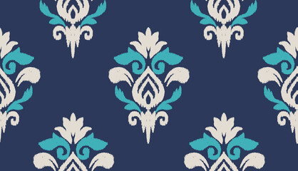 geometric ethnic vintage texture vector art design. textile fashion pattern line ikat seamless pattern and batik fabric texture asian background wallpaper geometry indian. Ethnic abstract ikat art .