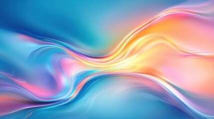 Obraz premium A vibrant canvas of swirling hues, transitioning from deep sapphire to electric pink and violet, creating a dynamic and captivating backdrop. The gradient effect seamlessly blends colors, forming 