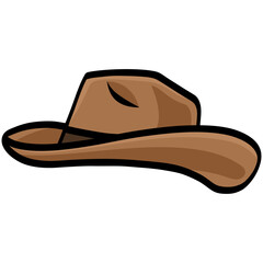 Cowboy Hat Illustration