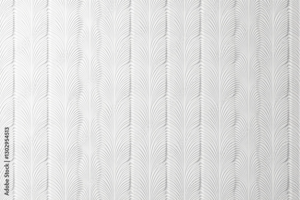 Poster Abstract white textured feather pattern background with soft light effect.