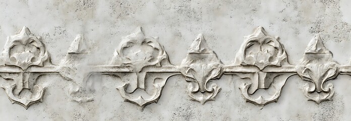 Obraz premium A seamless pattern with intricately carved concrete