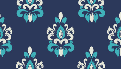 geometric ethnic vintage texture vector art design. textile fashion pattern line ikat seamless pattern and batik fabric texture asian background wallpaper geometry indian. Ethnic abstract ikat art .