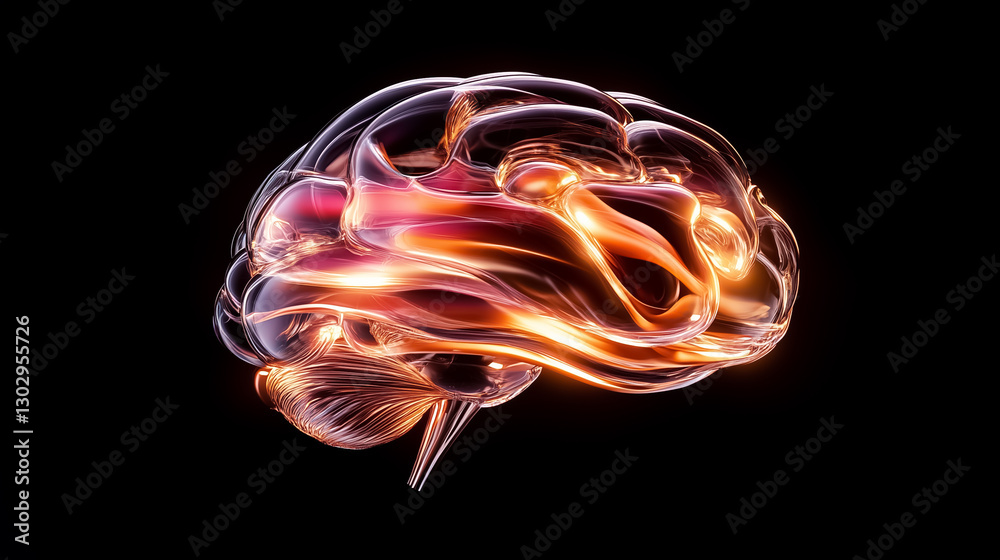 Poster a mesmerizing network evokes the intricacies of the human brain, showcasing glowing pathways of data