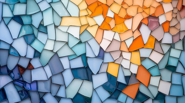 A tapestry of shattered fragments, reassembled into a mesmerizing mosaic