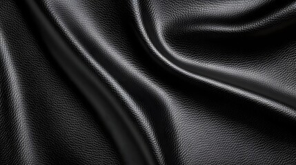 Exquisite Premium Black Leather Texture for Design and Product Rendering