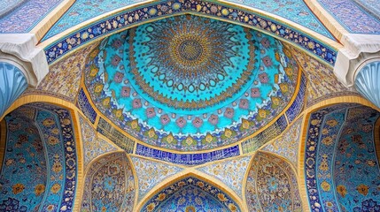 Exploring Intricate Islamic Architecture Interior Design with Mosaic Art Patterns