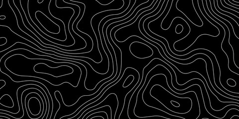 Panorama view gradient multicolor wave curve lines banner background.Topography and geography map grid abstract backdrop. Topographic map. wave Line topography. Geography concept. paper, black, arts.