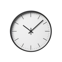 wall clock on transparent background