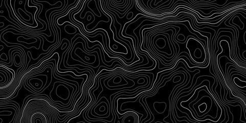 Stylized height texture map. Abstract geographic mountain illustration.Isolines height lines.


