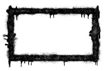 Grunge frame in black and white