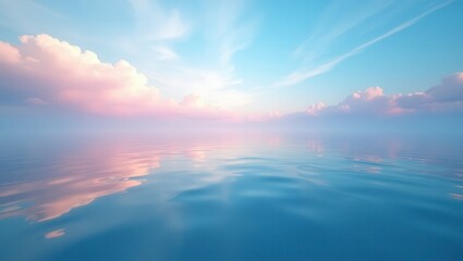 Fototapeta premium Pastel Ocean at Sunrise