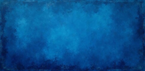Obraz premium Dark blue canvas with smudged brush strokes, grunge texture, distressed design, abstract, background