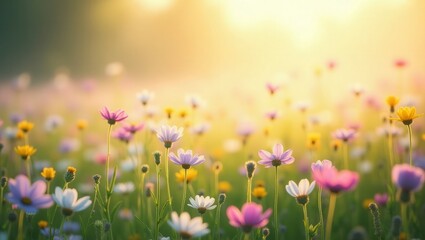 Fototapeta premium Wildflower Meadow in Bloom