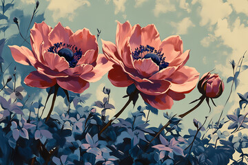 Obraz premium lotus flower in the morning