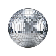 disco ball isolated on white background