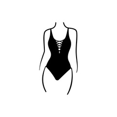 Creative and unique ladies dress silhouette design