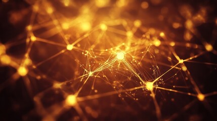 Golden Network: Abstract Visualization of Interconnections