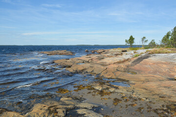 The coast of the White Sea.