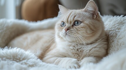 Obraz premium whole-body-lens,a cat,German Rex,white and no background --ar 16:9 --stylize 500 --v 6.1 Job ID: 41bc8223-6406-411e-a31e-531cfb5f4db7