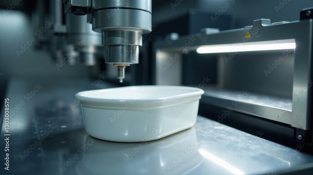 Poster Precise Automated Dispensing System Filling a Sterile Container