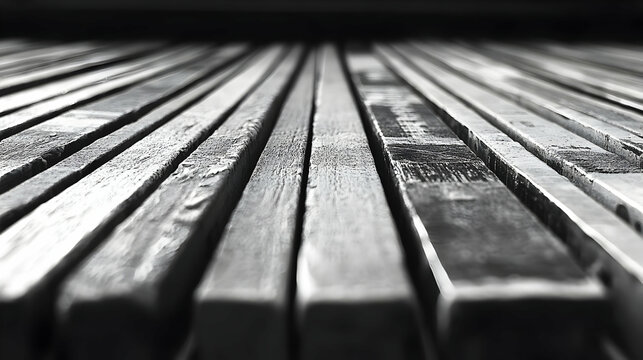 Monochromatic Parallelism: A Study in Black and White Wooden Planks