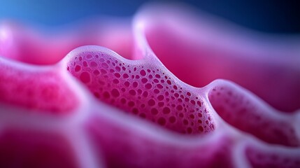 Abstract Pink Bubble Structure