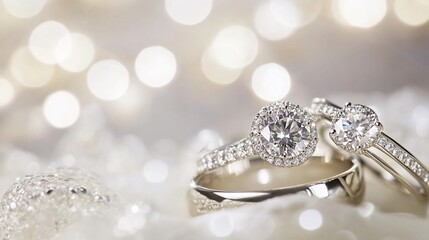 Sparkling Diamond Rings: A Symbol of Love and Commitment