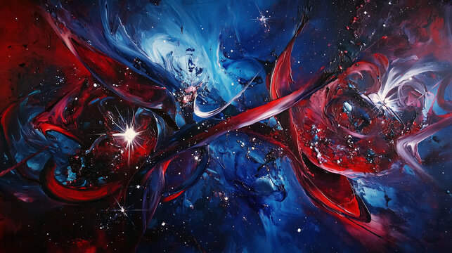 Colorful abstract swirl with vibrant fluid texture and dynamic movement - Powered by Adobe