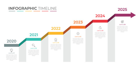 Ladder infographic design to company success. vector design