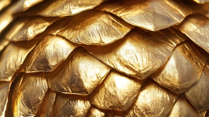 Fototapeta premium Metallic Pinecone Design