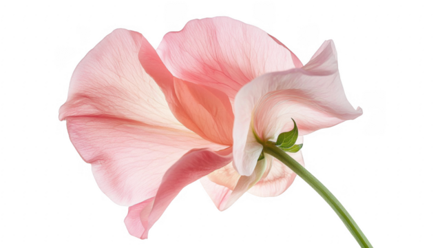 Pink Sweet Pea Flower Close up