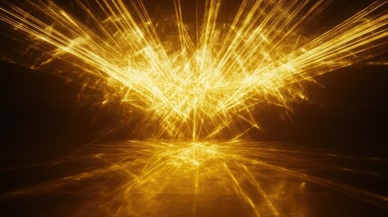 Stage Energy Captured in Concert Silhouettes, Bathed in Bright Yellow Lights