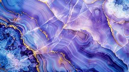 Naklejka premium Vibrant Purple Agate Stone Abstract Background
