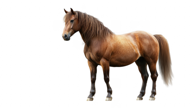 Chestnut Horse with Dark Legs
