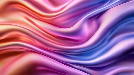 Obraz premium Abstract colorful wavy fabric texture.