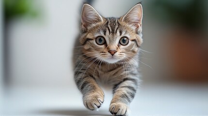 whole-body-lens,playing,a cat,Cyprus Shorthair,white background --ar 16:9 --stylize 450 --v 6.1 Job ID: 70e03f5e-f6bf-42a3-b290-5760f2db4756