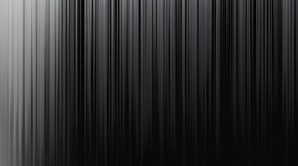 Obraz premium Abstract vertical lines background with gradient in black and gray shades