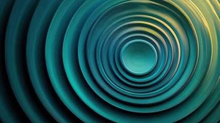 Obraz premium Mesmerizing Circular Patterns in Vibrant Tones Capturing the Essence of Fluidity and Depth
