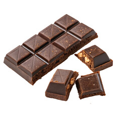 Dark Chocolate Bar: Images on trasparent background