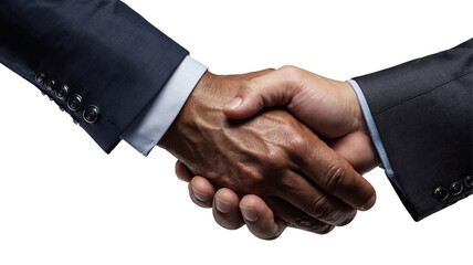 Obraz premium Close-Up Handshake Between Business Professionals Symbolizing Trust and Agreement
