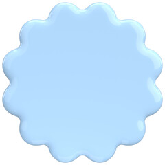 Price tag. Text box. 3D illustration.