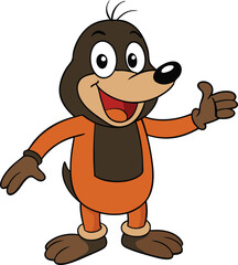 A cartoon boy with big, expressive eyes sheds tears, his face showing sadness and distress, as he wipes away tears, capturing a moment of vulnerability and emotion.