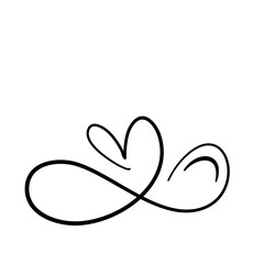 LOVE word hand drawn lettering
