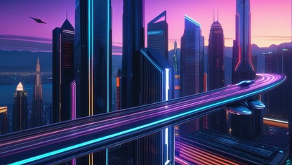 Cyberpunk Cityscape